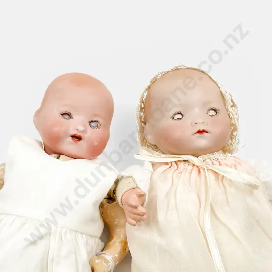 Two Armand Marseille Bisque Dream Baby Dolls