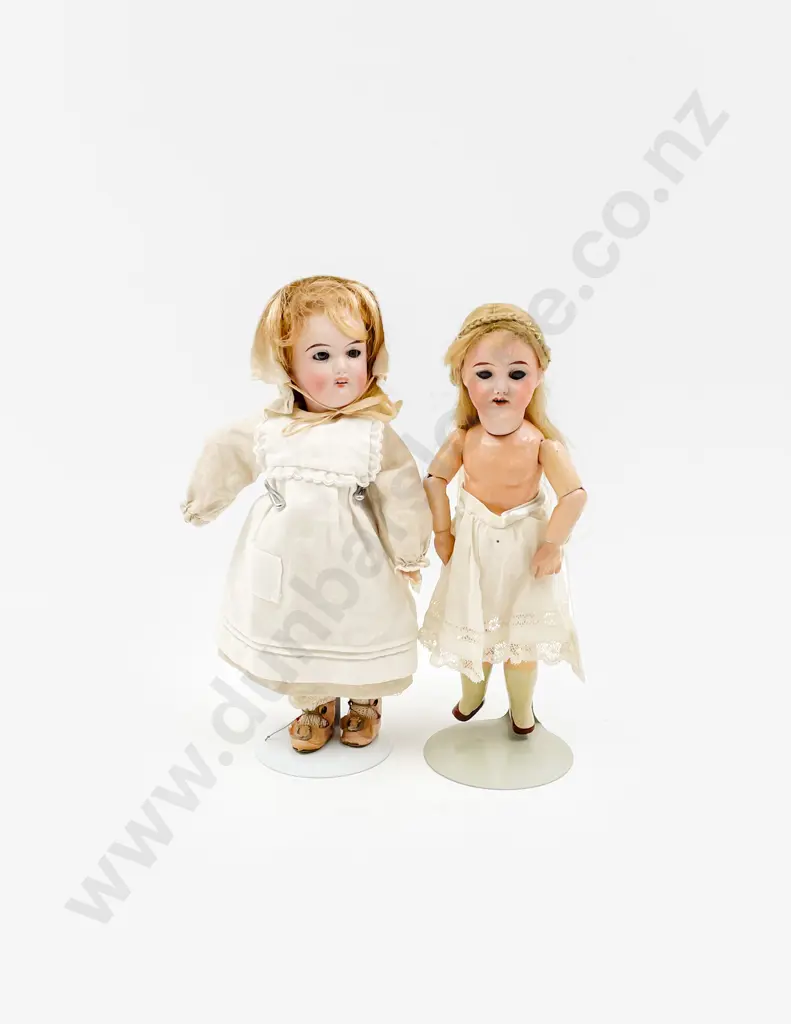 Two French and German Bisque Dolls Image 1++