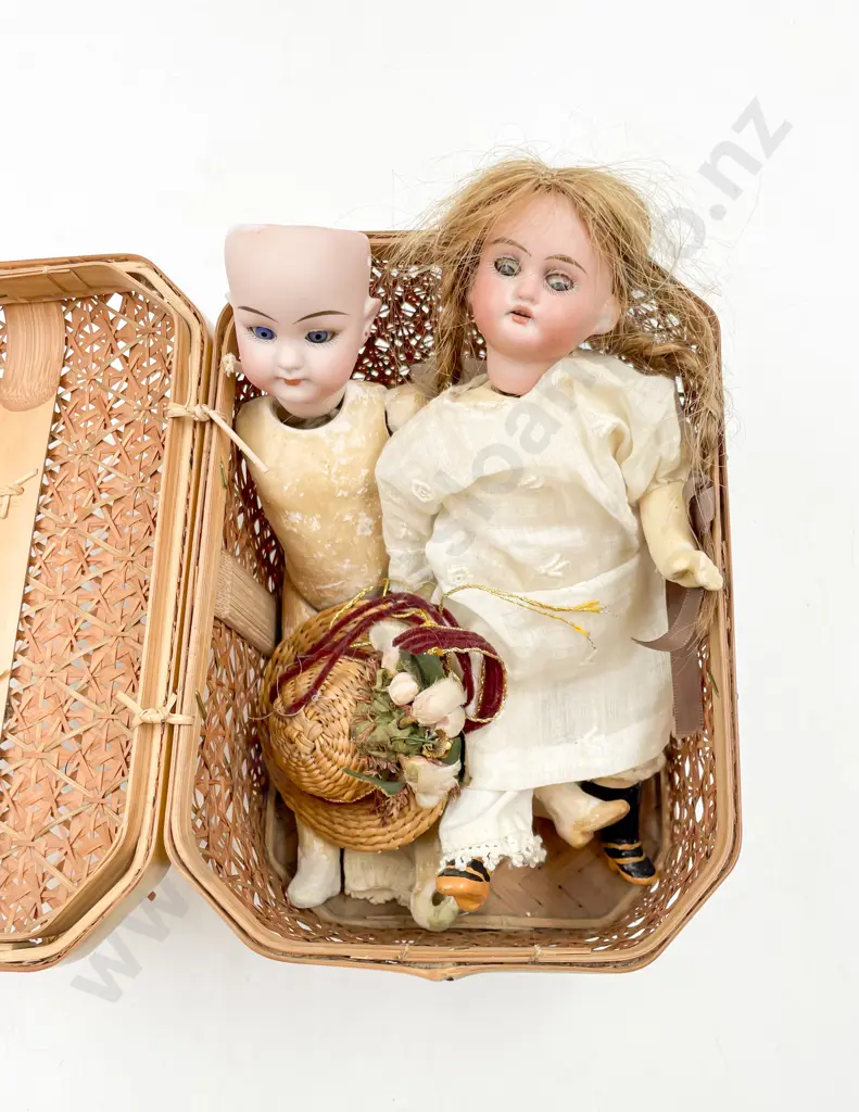 Two German Bisque Dolls Image 1++