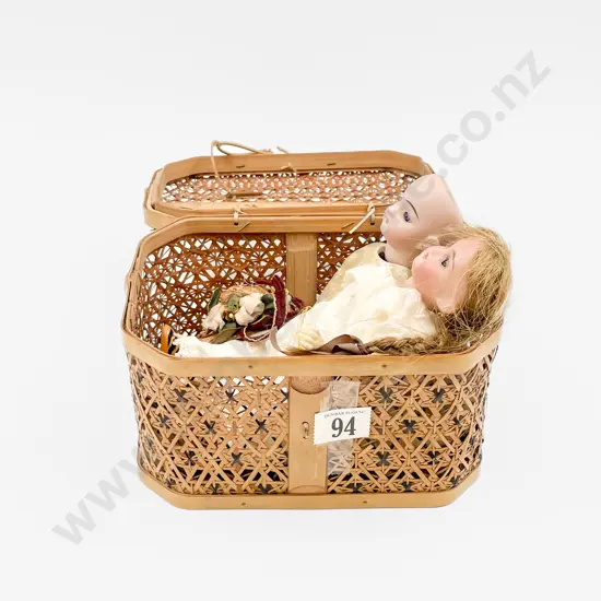 Two German Bisque Dolls