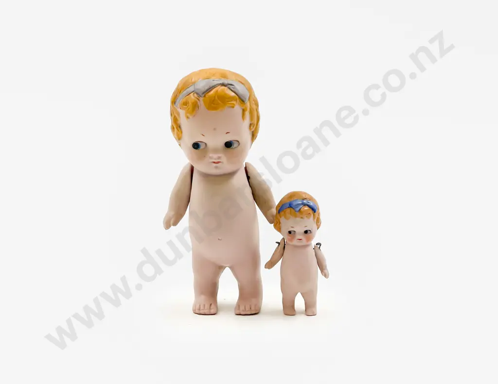 Two All Bisque Character Dolls Image 1++