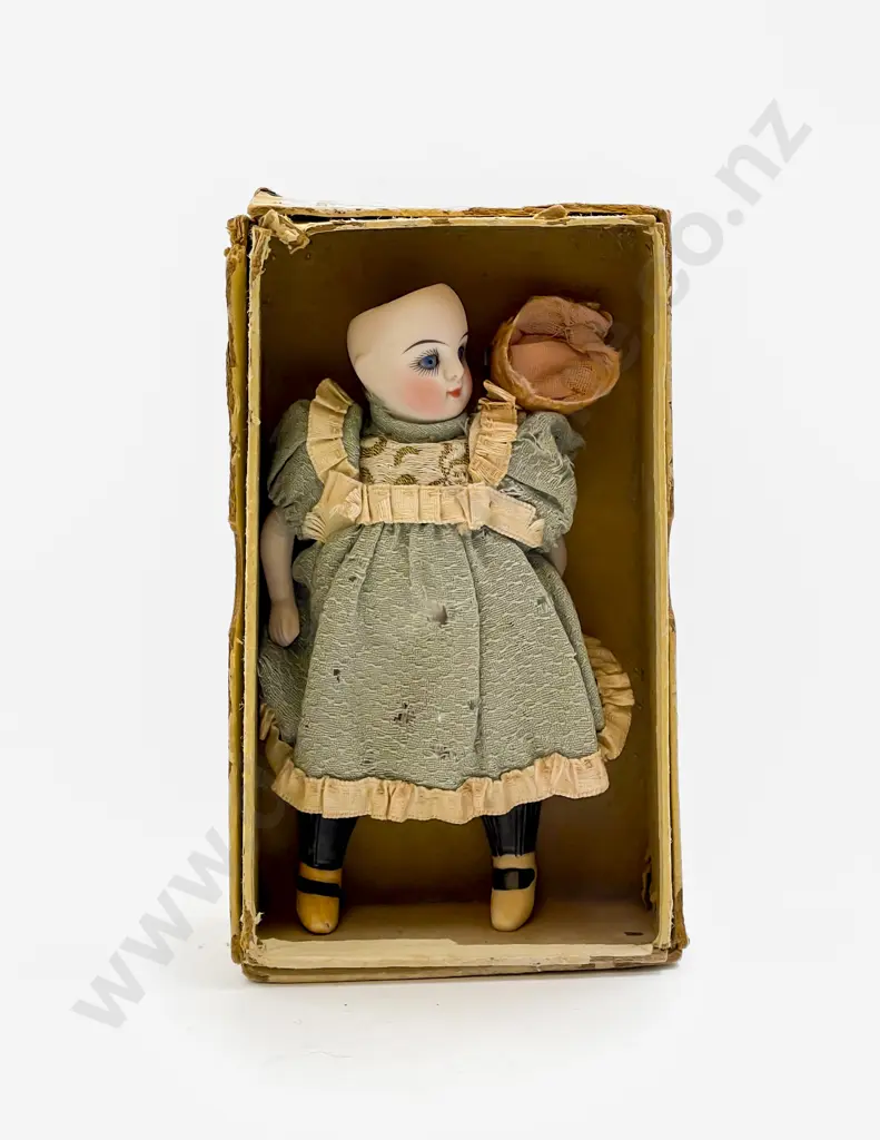 German Small All Bisque Doll Image 1++