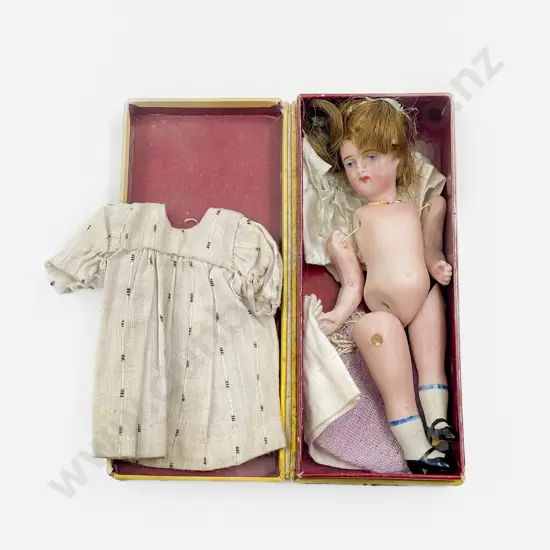 German Small All Bisque Doll