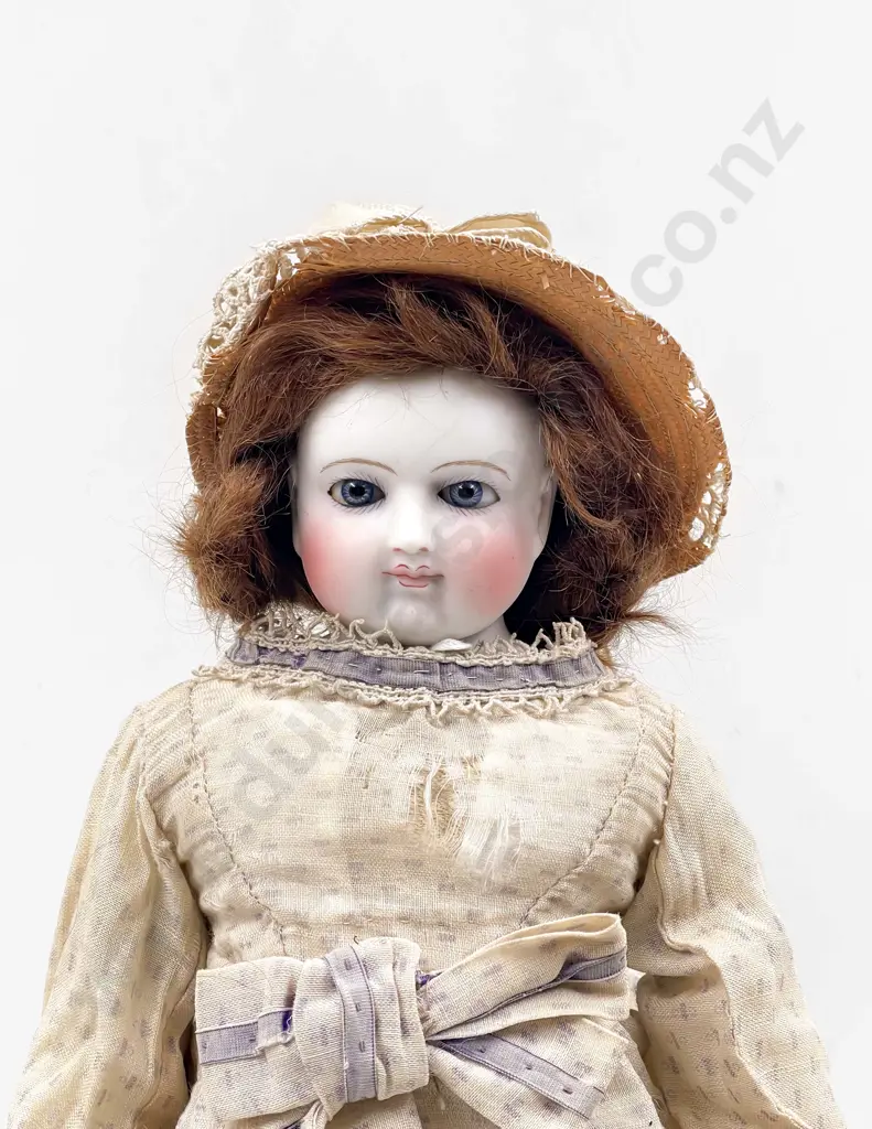 Attributed Barrois Bisque Shoulder Head Fashion Doll Image 1++