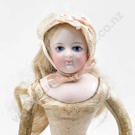 Attributed Gaultier French Bisque Shoulder Plate Fashion Doll