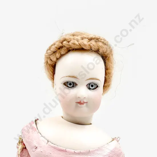 Attributed Gaultier French Bisque Shoulder Plate Fashion Doll