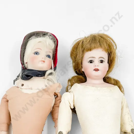 German Bisque Shoulder Plate Fashion Doll