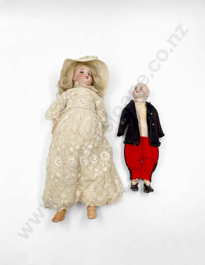 Two SFBJ Bisque Dolls Image 1++