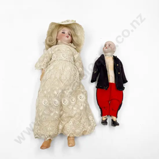 Two SFBJ Bisque Dolls