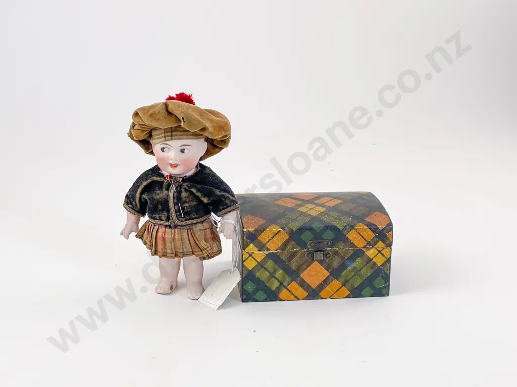 Bahr & Proschild 'Scottish Lad' All Bisque Doll Image 1++