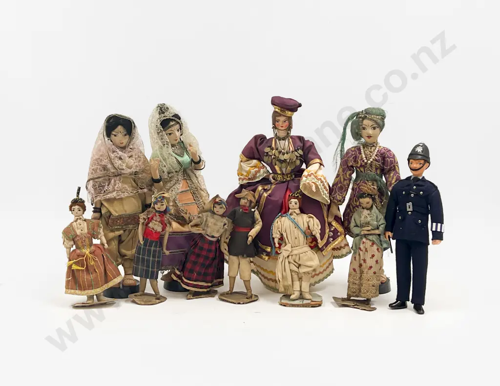 Collection Vintage Cloth Costume Dolls and Peggy Nisbet Policemen Image 1++