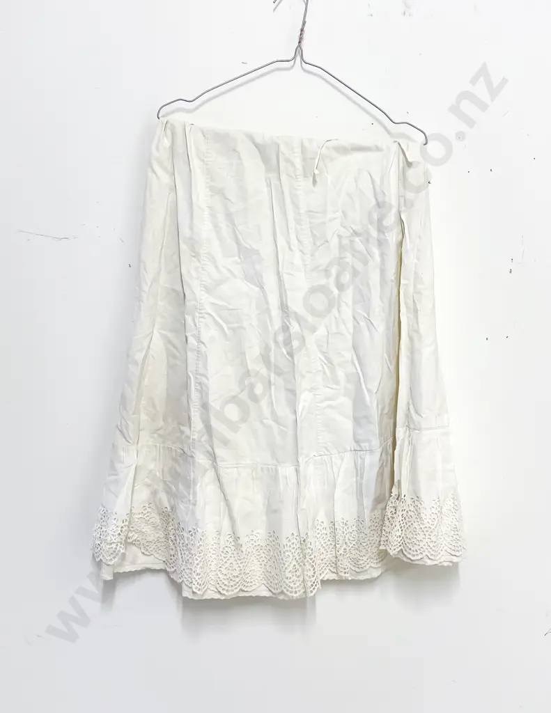 Edwardian Cotton Broderie Anglasie Adult Petticoat Image 1++