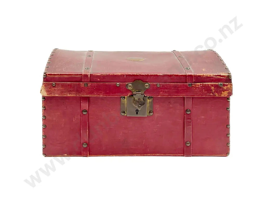Antique Doll Trousseau Trunk Image 1++