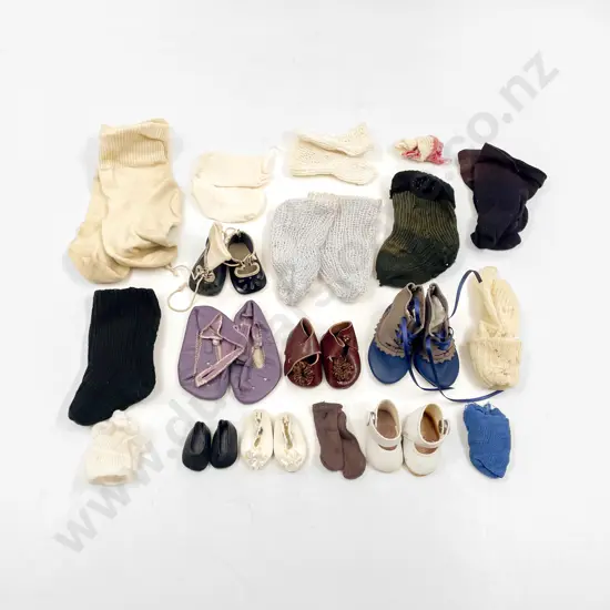Collection Assorted Doll Shoes and Socks