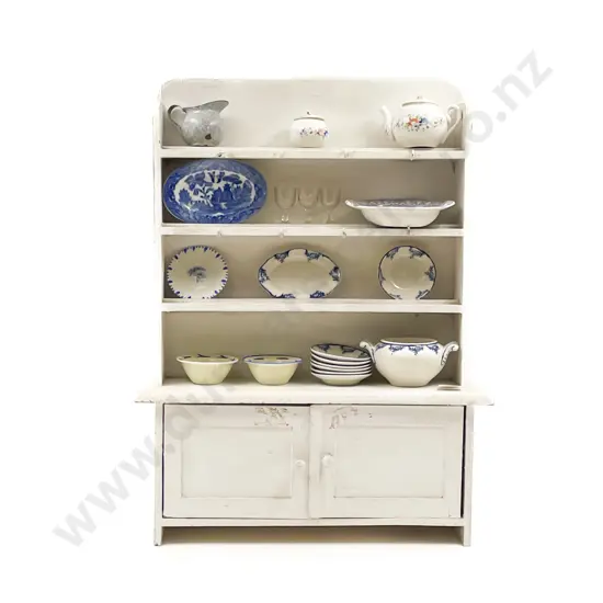 Antique Nursery/Dolls White Painted Dresser