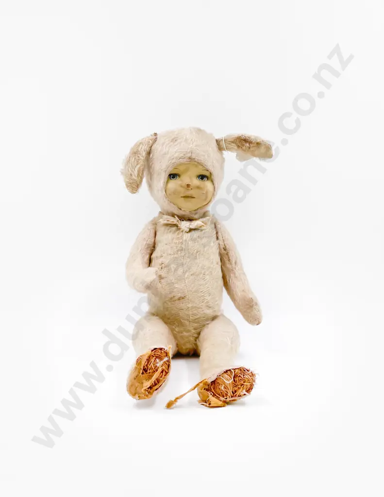 Vintage Dean's Rag Book Bunny Doll and Piglet Image 1++