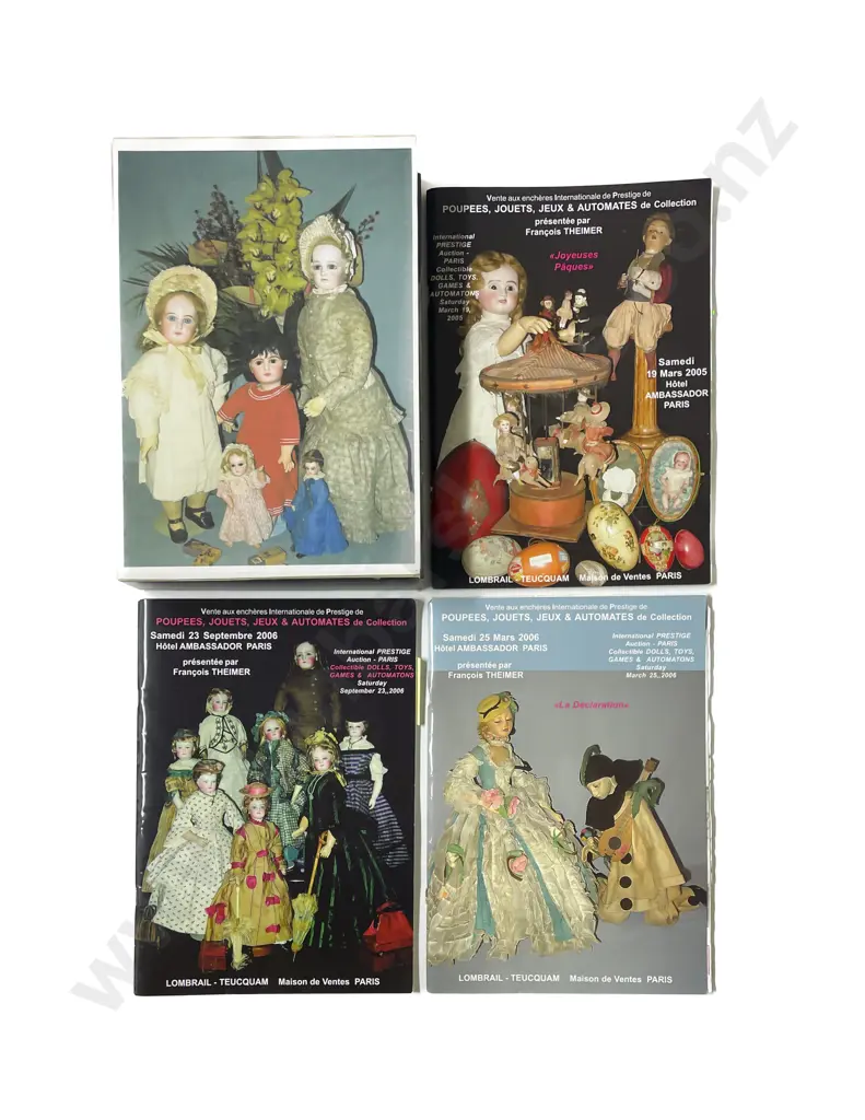 Carton Qty Lambrail - Teucquam Paris Auction House Doll and Toy Magazines Image 1++
