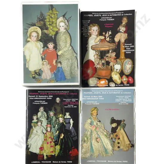 Carton Qty Lambrail - Teucquam Paris Auction House Doll and Toy Magazines