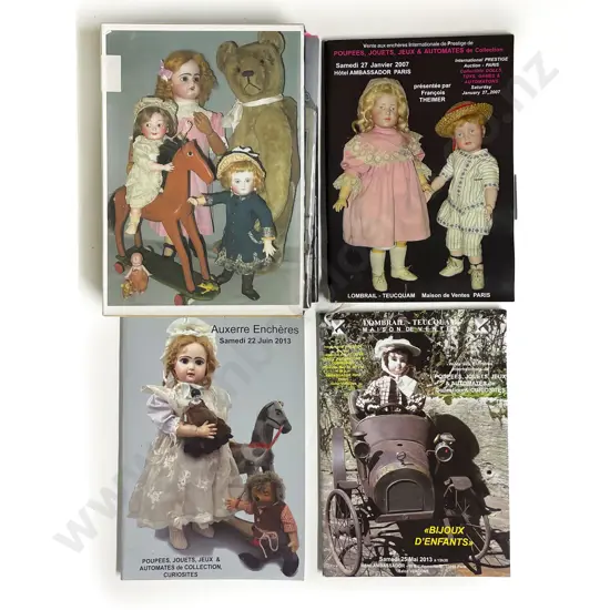 Carton Qty Lambrail - Teucquam Paris Auction House Doll and Toy Magazines