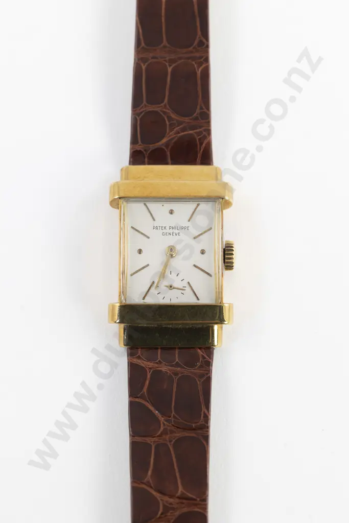 C1965 18ct Cased Patek Philippe 'Top Hat' Reference 1450 Wrist Watch Image 1++