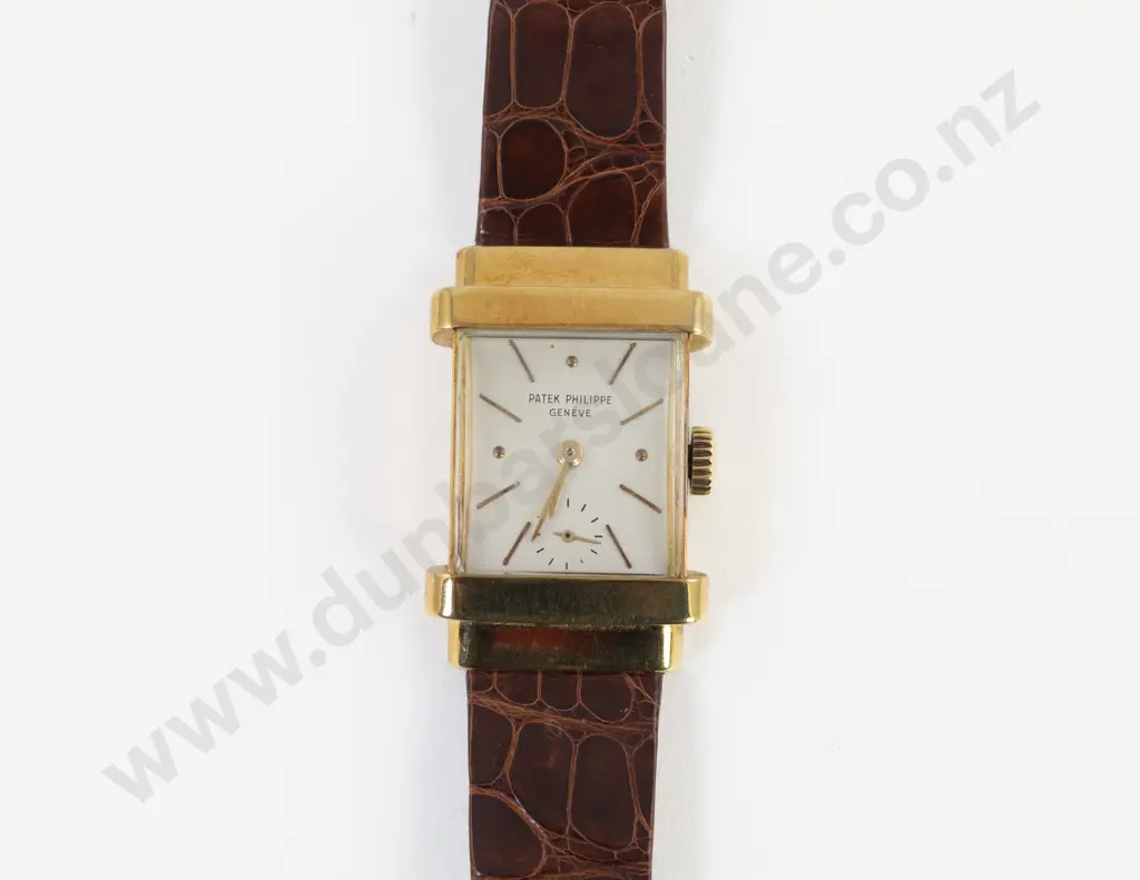C1965 18ct Cased Patek Philippe 'Top Hat' Reference 1450 Wrist Watch Image 1++