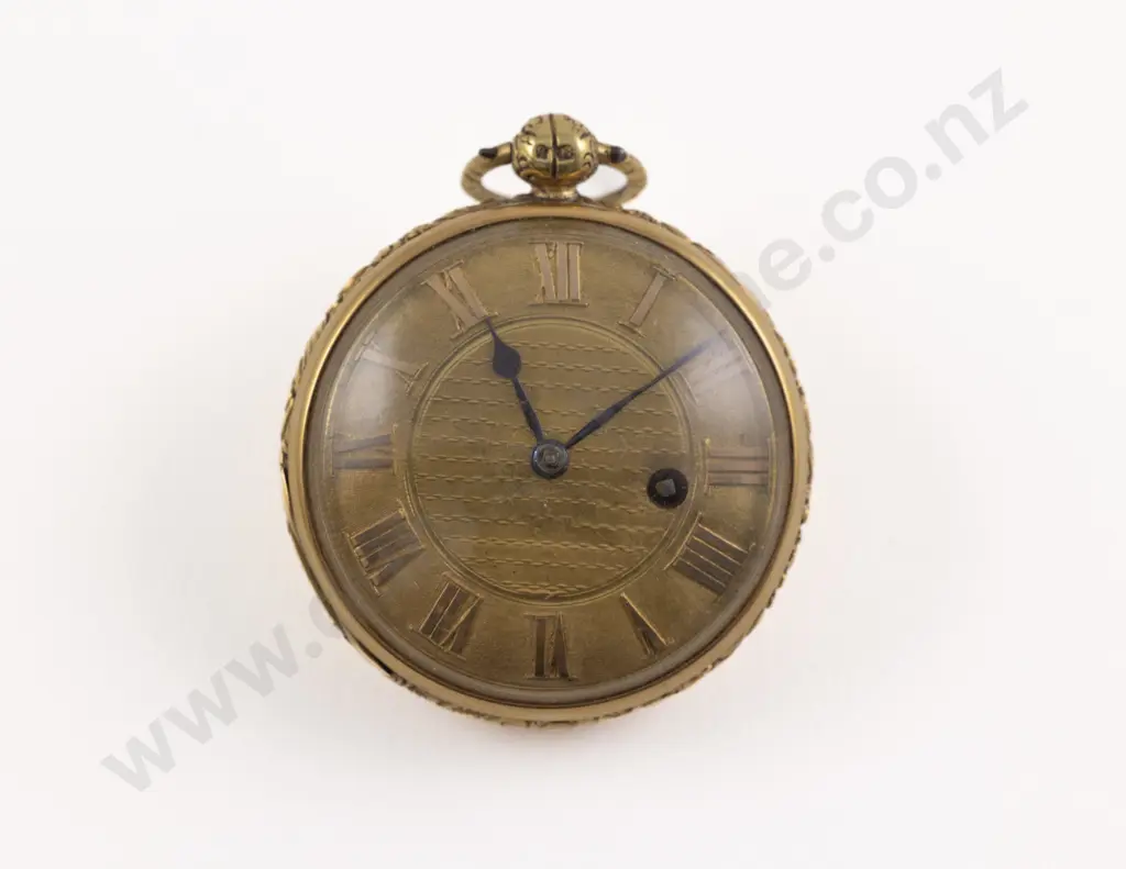 Geo IV 18ct Cased Key Wind Pocket Watch Image 1++
