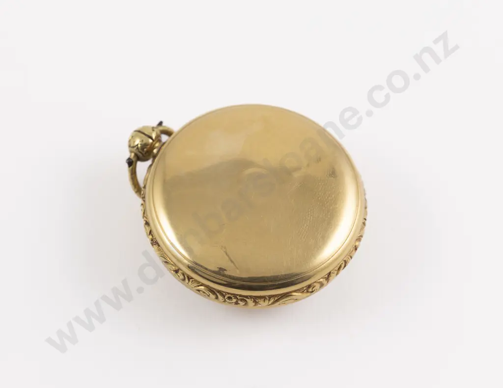 Geo IV 18ct Cased Key Wind Pocket Watch Image 1++