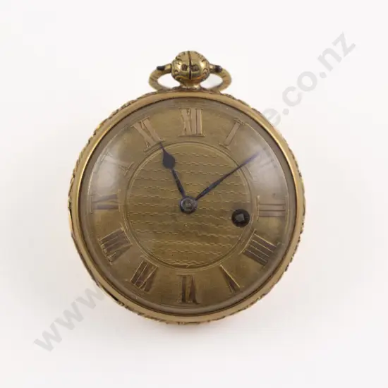 Geo IV 18ct Cased Key Wind Pocket Watch