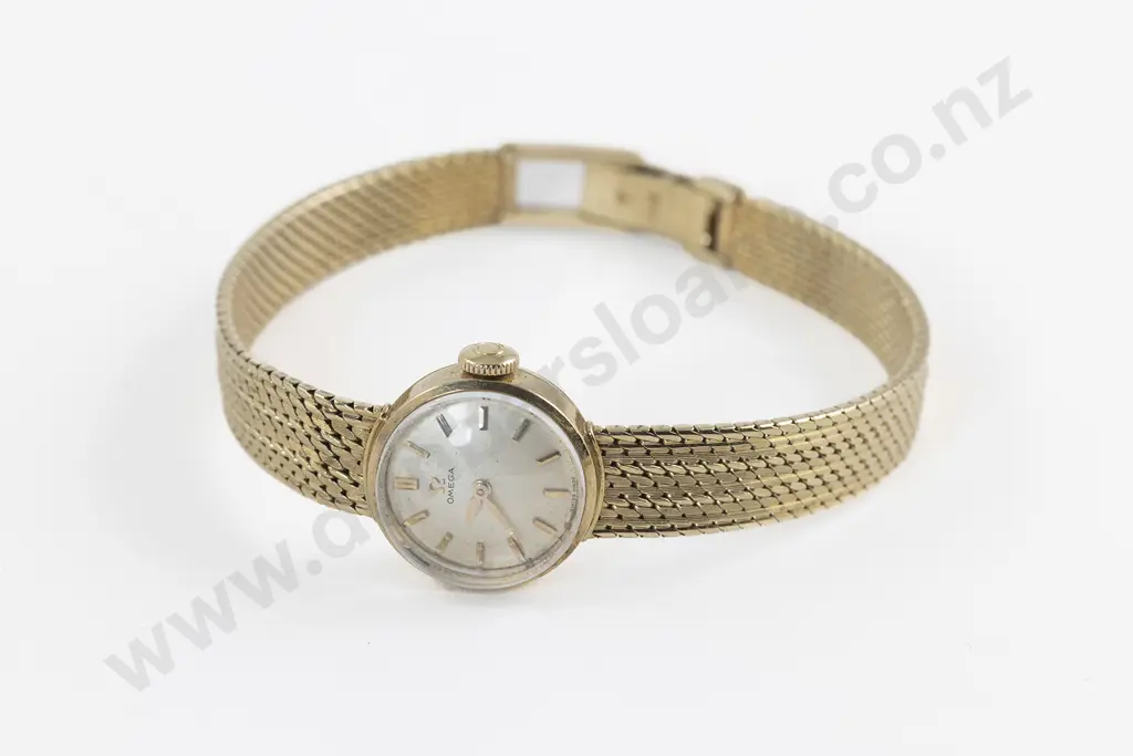 All 14ct Omega Ladies Wrist Watch Image 1++
