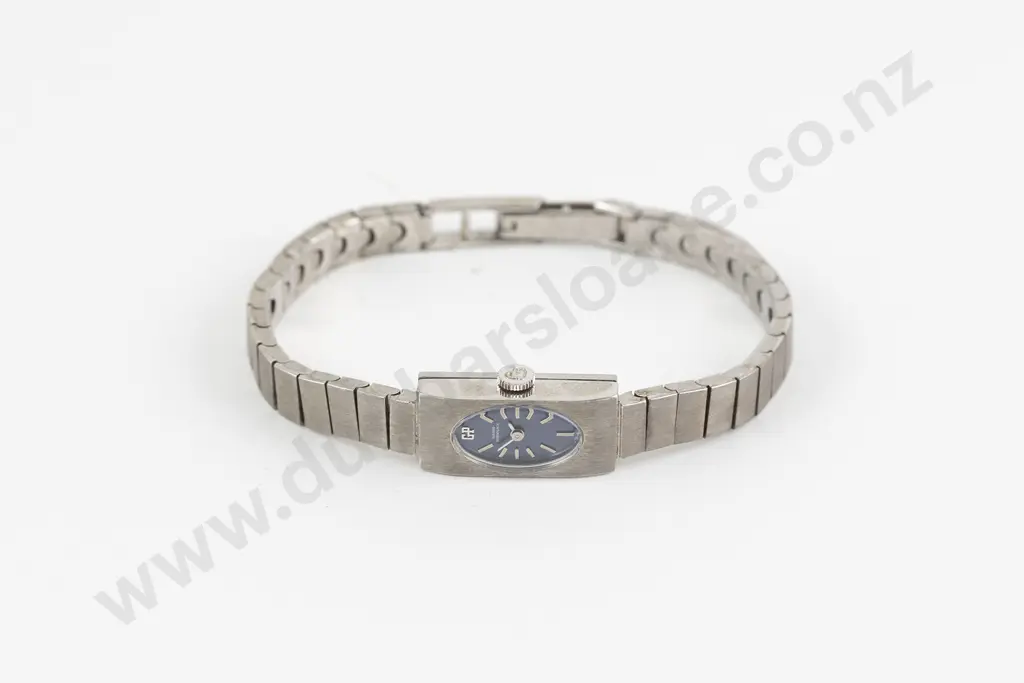 Vintage Girard-Perregaux All Polished Stainless Steel Ladies Wrist Watch Image 1++