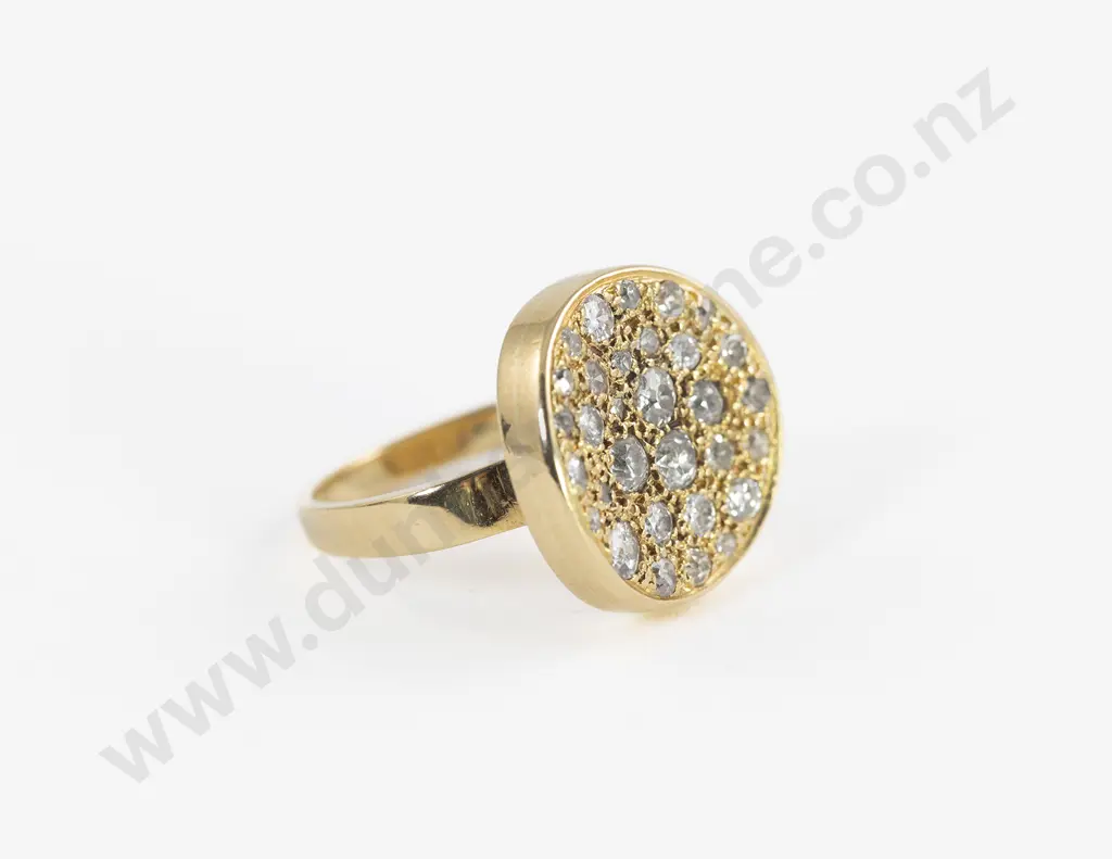 Kobi Bosshard Designed and Crafted 18ct 31stone Diamond Dress Ring Image 1++