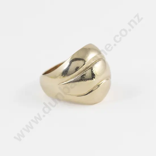 NZ Jeweller Jens Hansen 9ct Domed Ring
