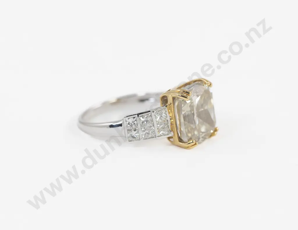 14ct White Gold 13stone Solitaire Diamond Ring Image 1++