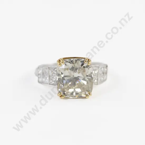 14ct White Gold 13stone Solitaire Diamond Ring