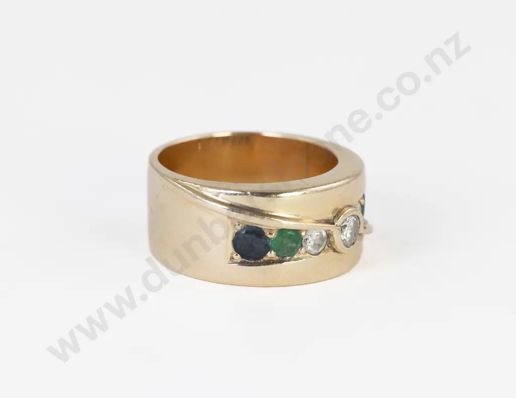 9ct Seven Stone Sapphire Image 1++