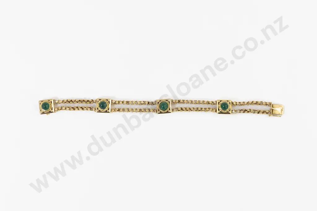 18ct Fancy Link Bracelet Image 1++