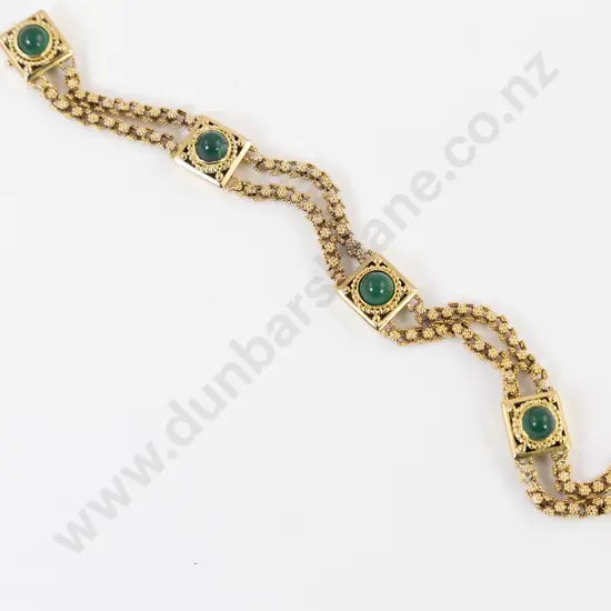 18ct Fancy Link Bracelet