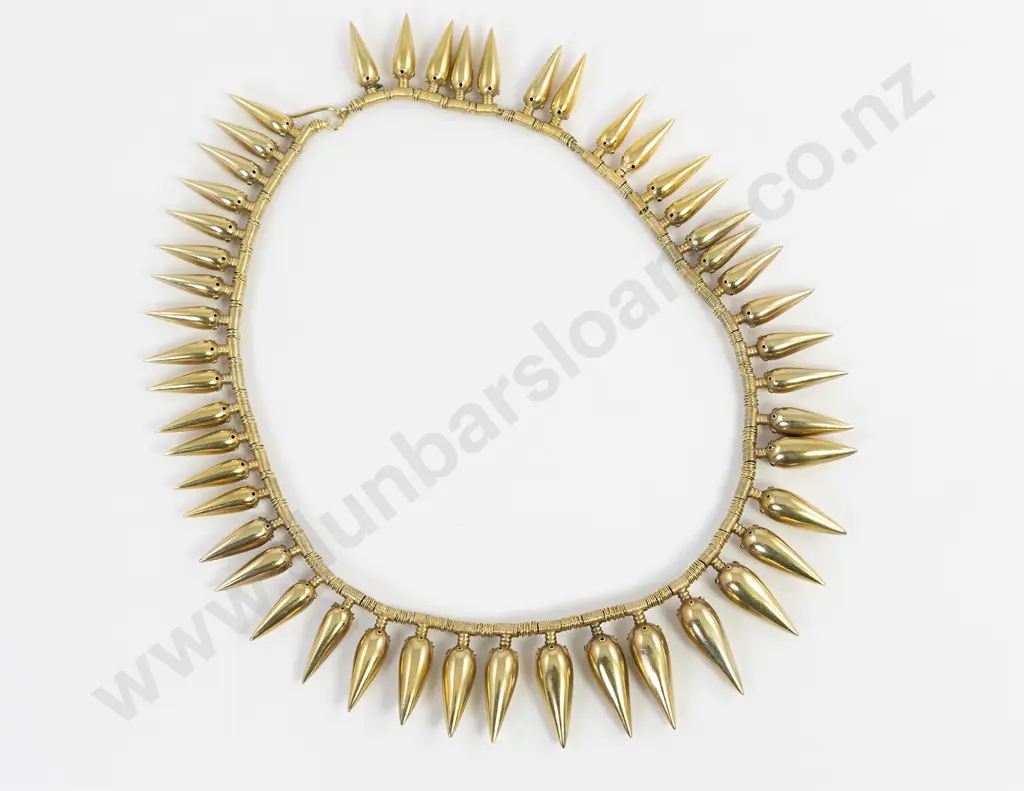 Victorian 18ct Etruscan Revival Necklace Image 1++
