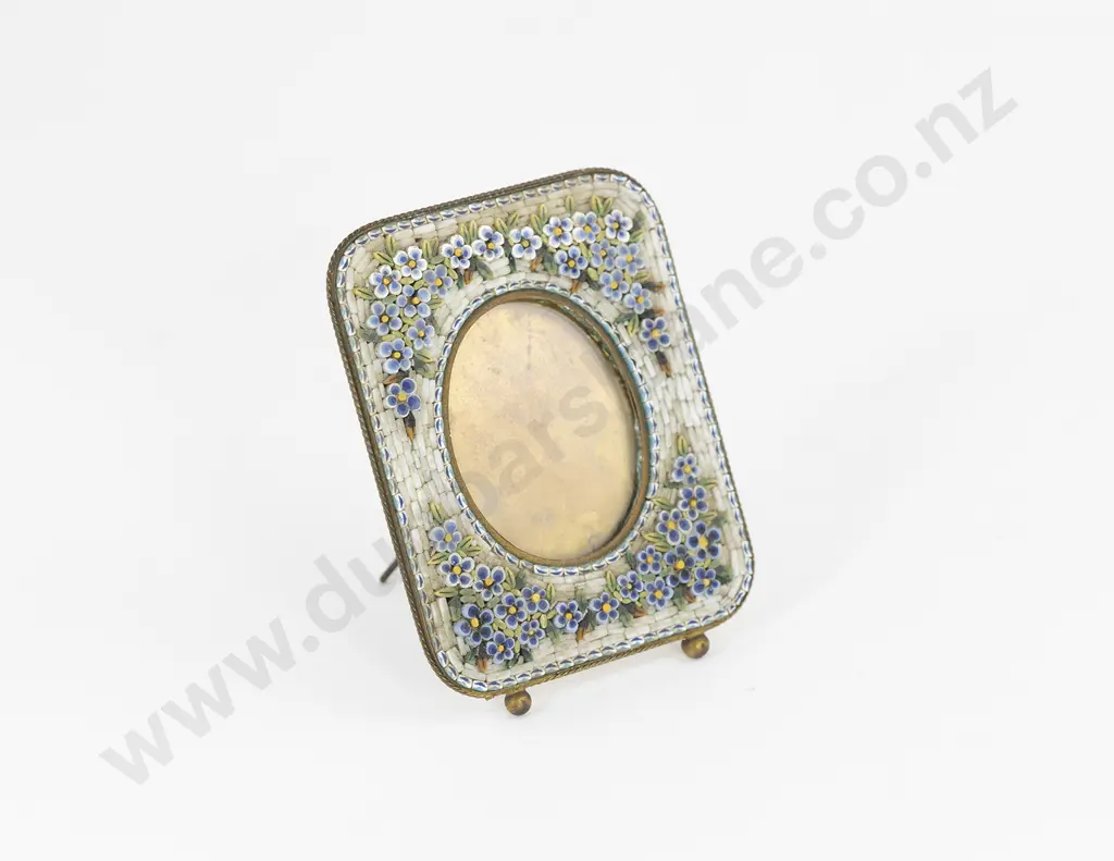 Small Italian Micro Mosaic Photo Frame Image 1++