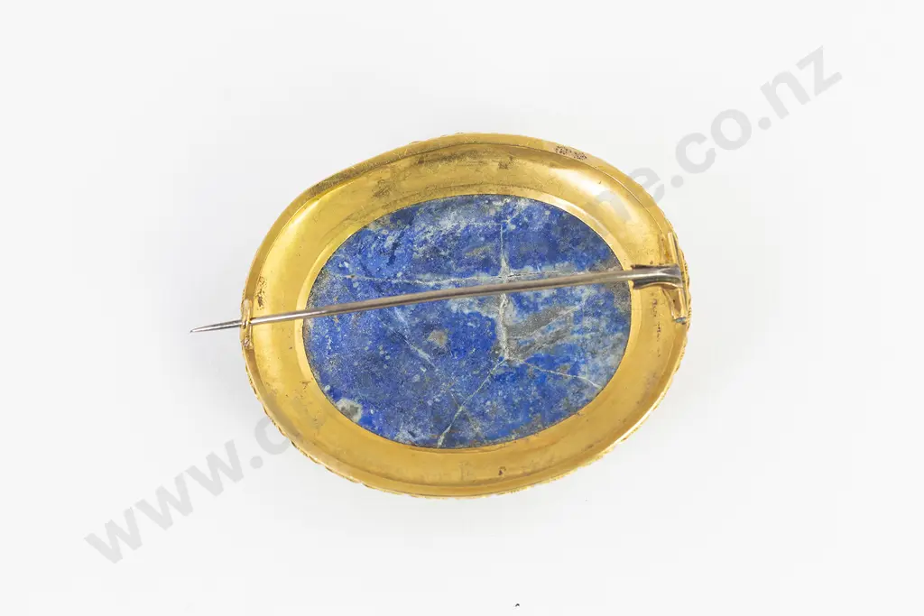 Victorian Grand Tour C1870 Gold Micro Mosaic Brooch Image 1++