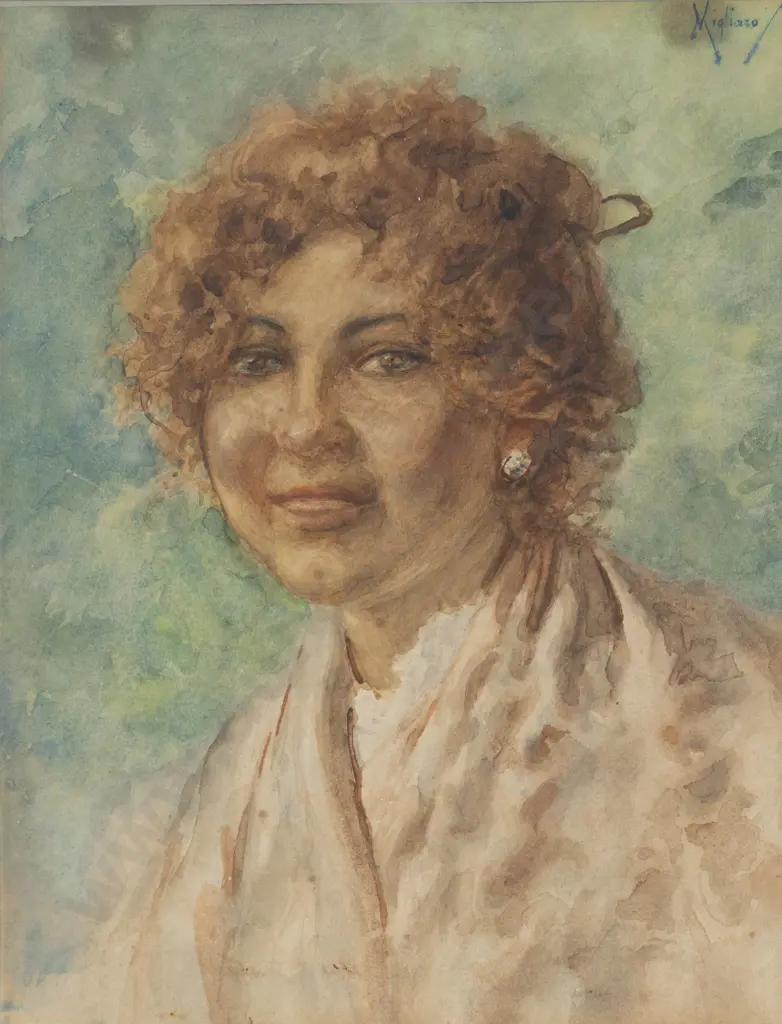 Vincenzo Migliaro (1858 - 1938) - Portrait Image 1++