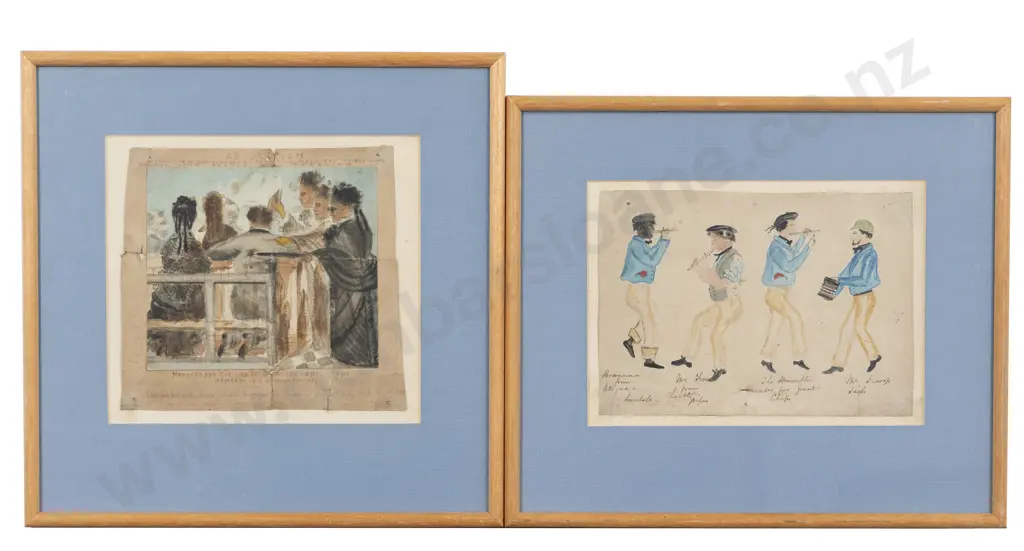 Two Early C19th Sketchbook Studies Image 1++