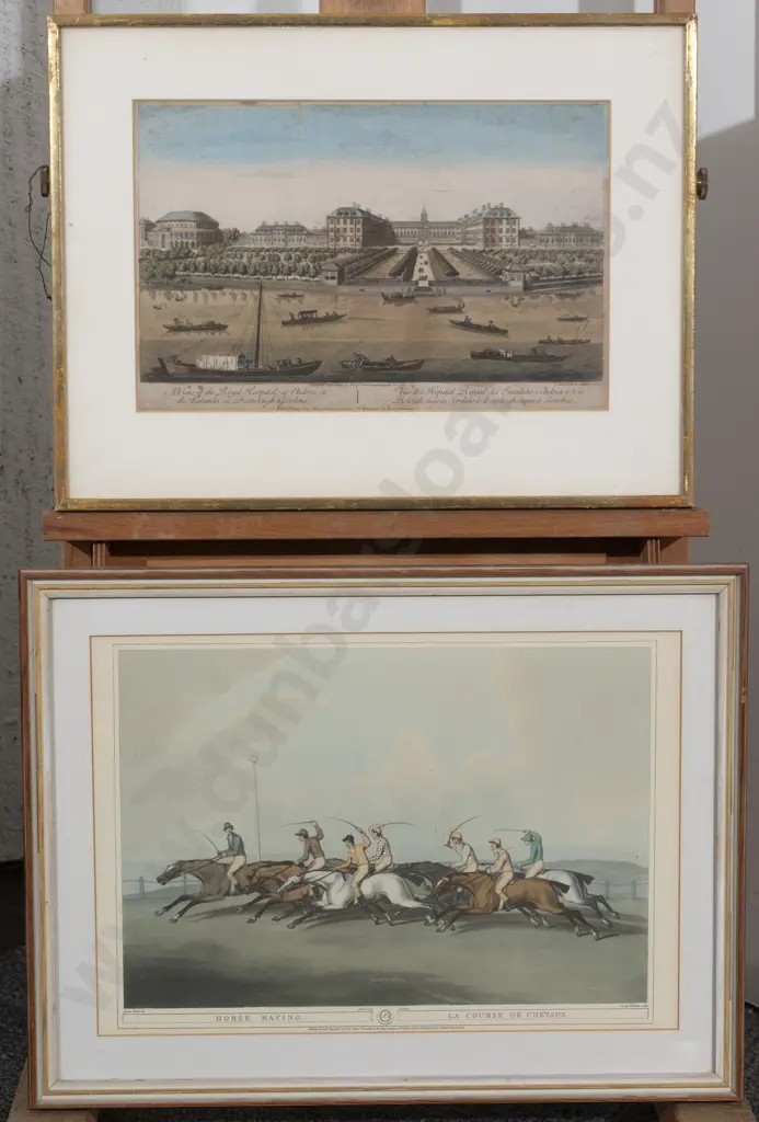 A View of the Royal Hospital at Chesea & The Rotunda in Ranelaigh Gardens & Other Image 1++