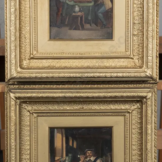 Two Late C17th Style Tavern Scenes