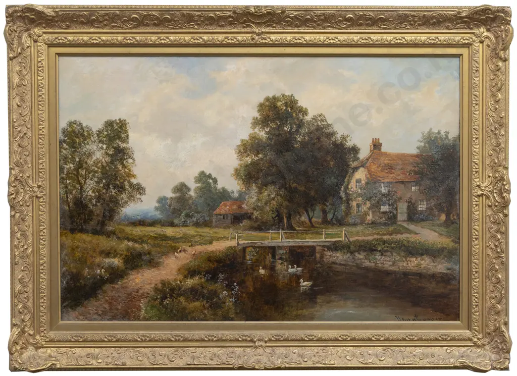 Henry Cooper (British) - Riverside Country Cottage Image 1++