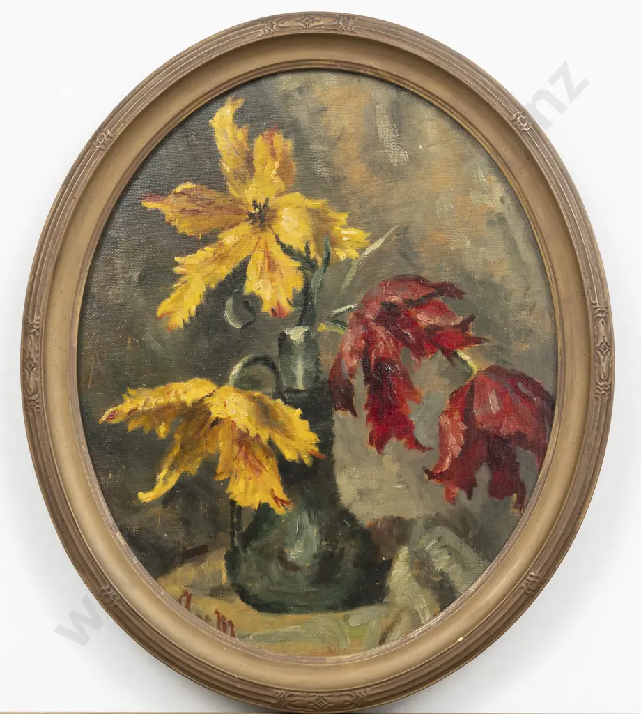 Unknown Artist - Still Life With Tulips Image 1++