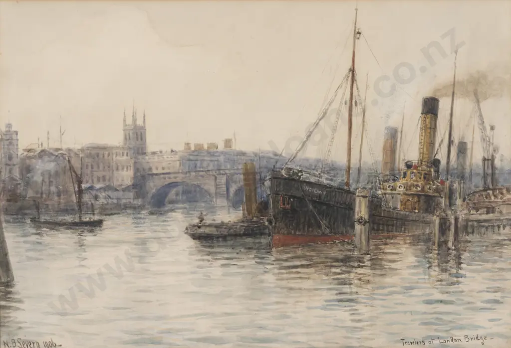 Nigel B Severn - Trawlers at London Bridge Image 1++