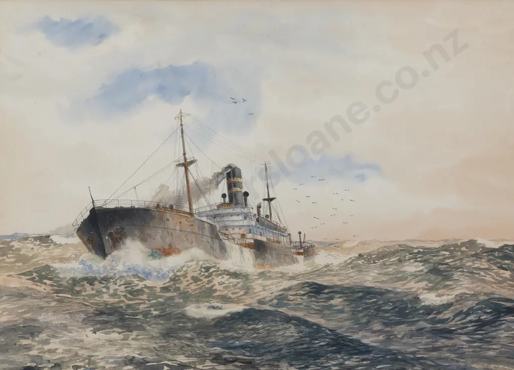 Herbert R Cole (1890 - 1962) - Steamship Image 1++