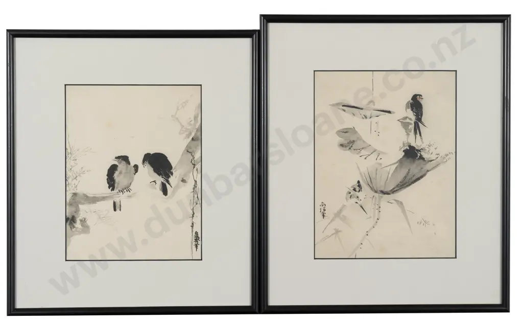 A Group Of 6 Japanese Bird Prints Image 1++