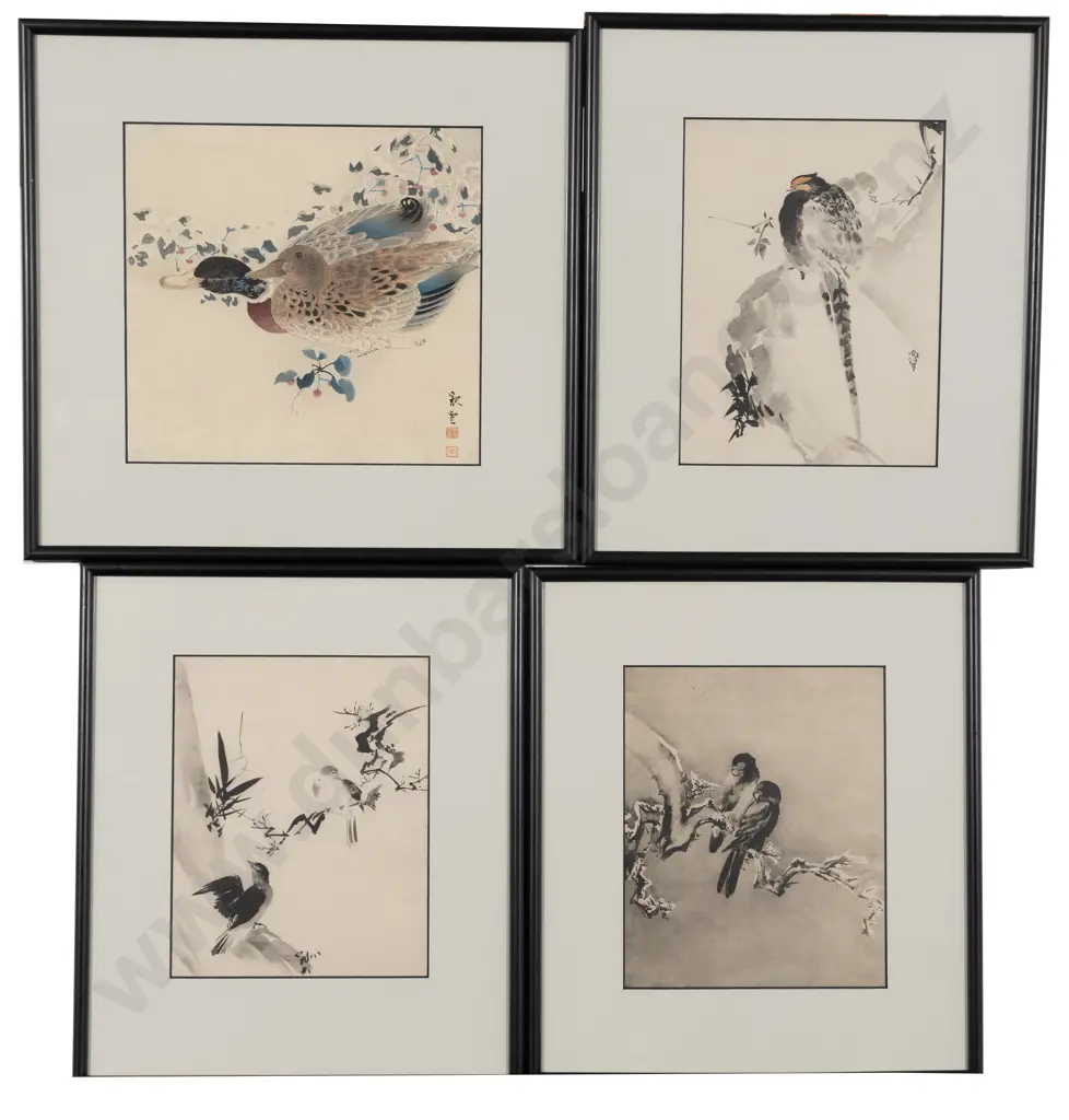 A Group Of 6 Japanese Bird Prints Image 1++